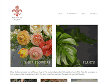 Tablet Screenshot of fleurfresh.com